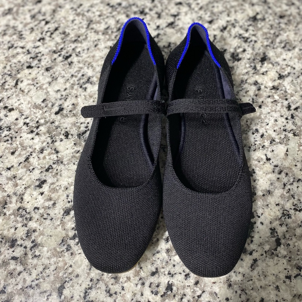 Rothy’s the square Mary Jane in black